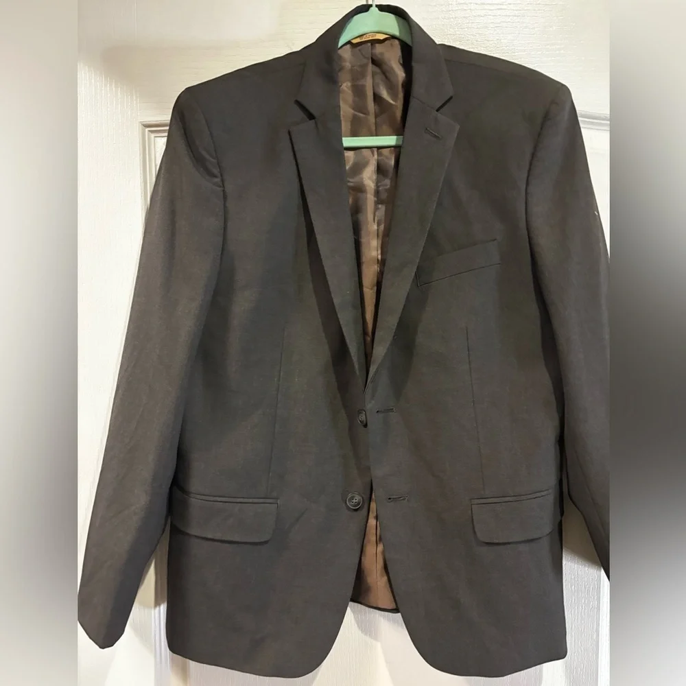 Haggar 1926 Originals 42S Men’s Charcoal Blazer Classic Fit Suit Jacket